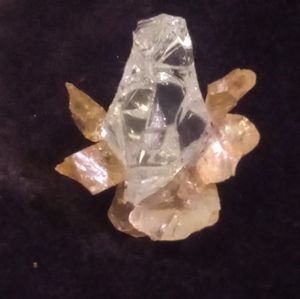 Recycled glass necklace pendant